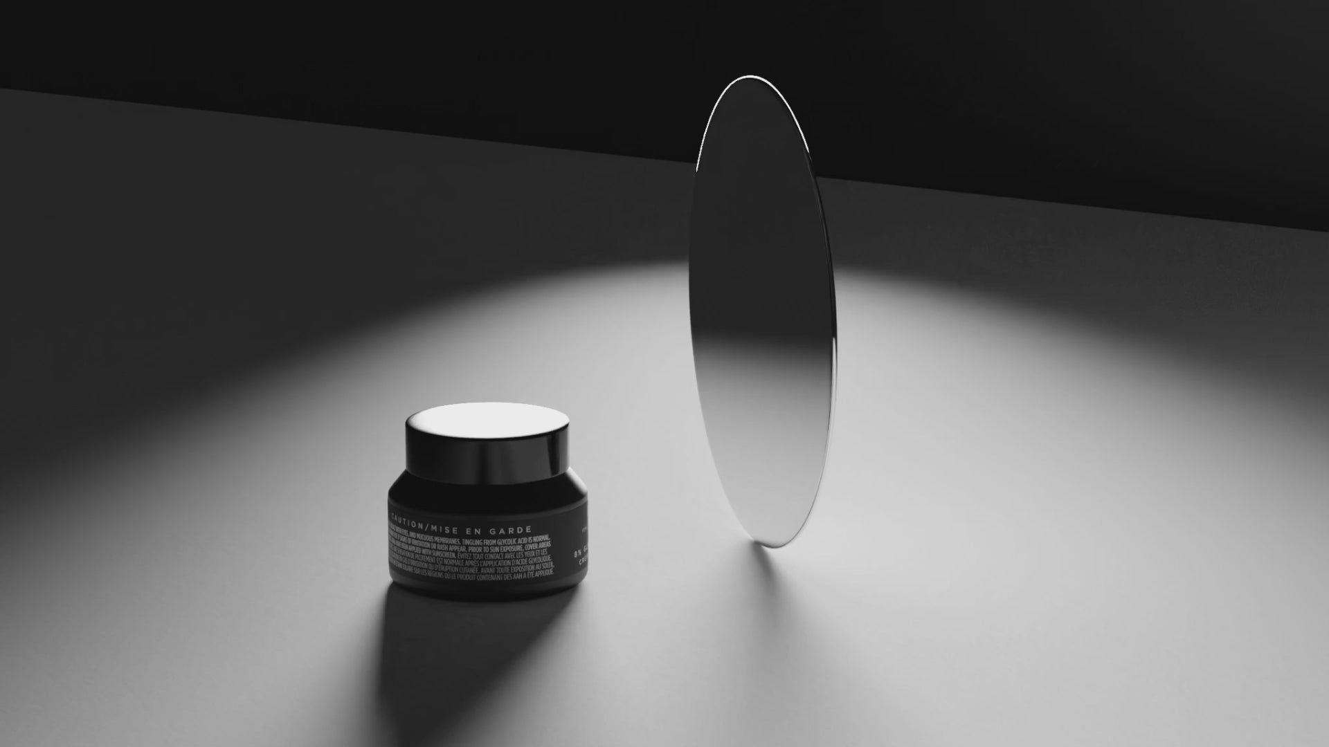 Load video: Reflection of cream jar in mirrow